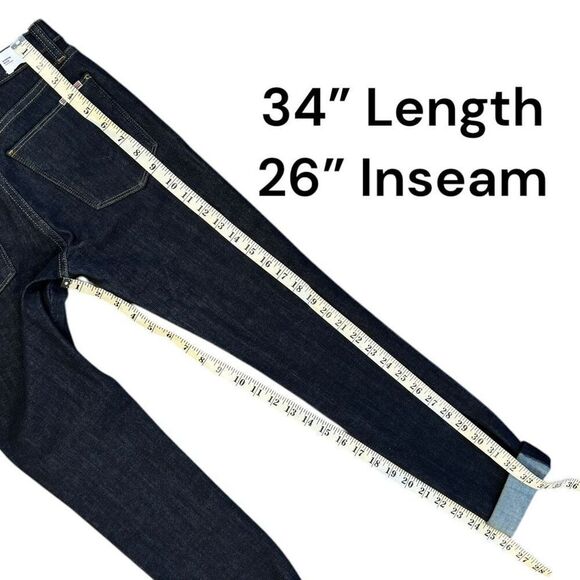 NWOT Hudson Nico Super Skinny Mid Rise Dark Wash Jeans Sz 25 - Picture 12 of 12